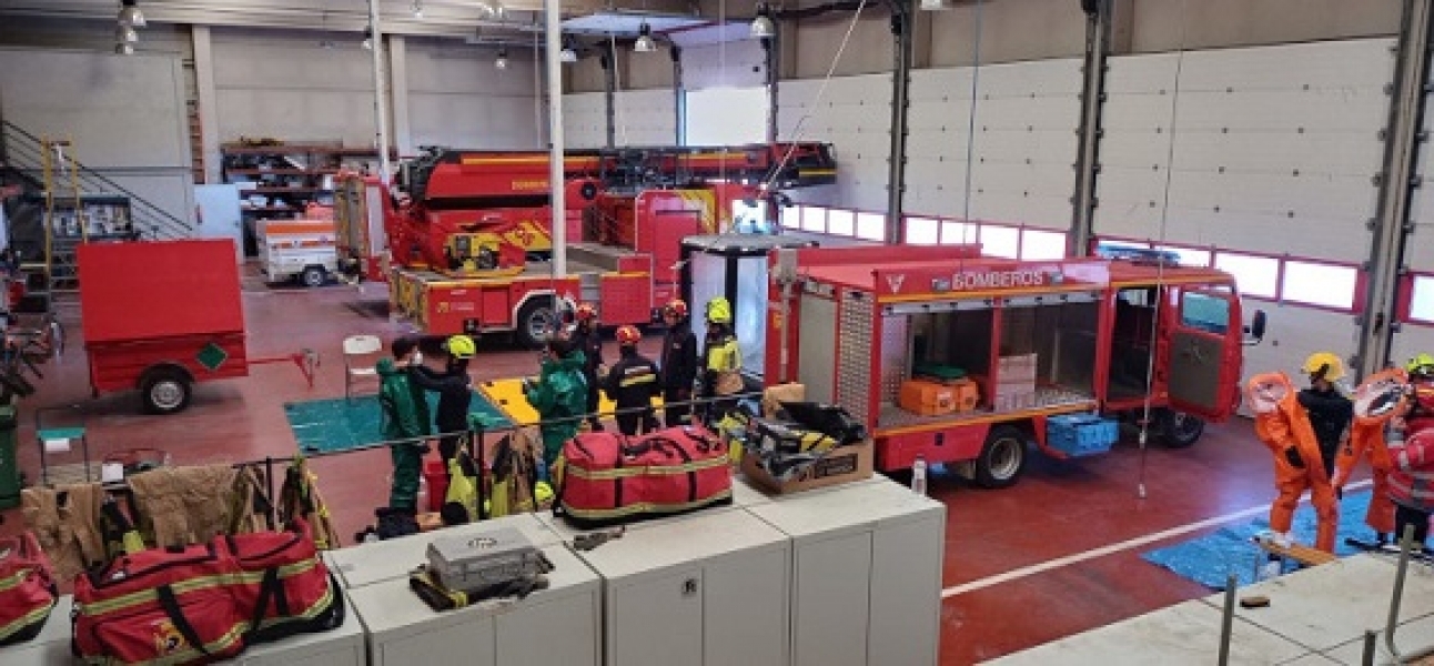Los bomberos de Huesca renuevan sus parques y vehículos con 13 millones de euros