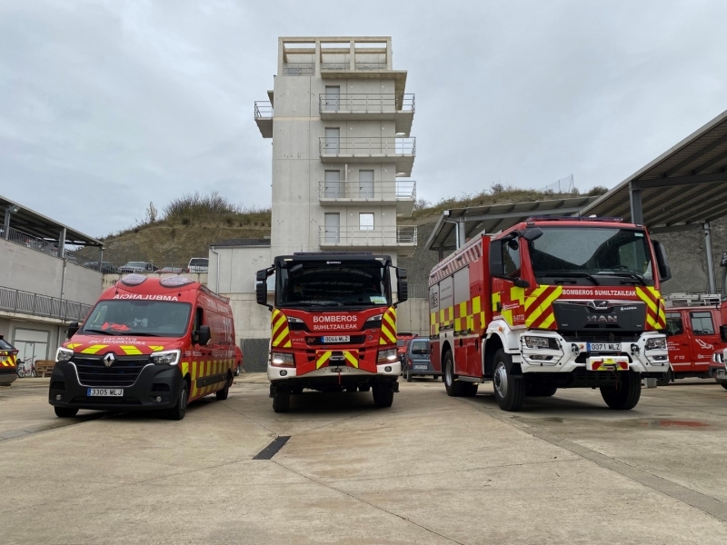 El Gobierno de Navarra mejora las prestaciones de su cuerpo de bomberos con la adquisición de nuevos vehículos
