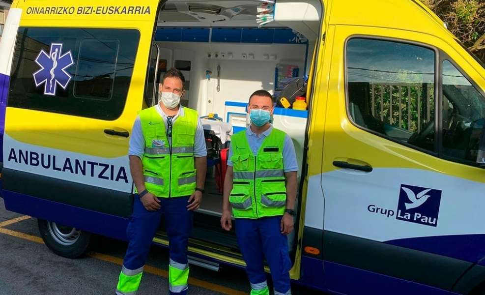 La Pau inicia el servicio de la Red de Transporte Sanitario Urgente en Euskadi