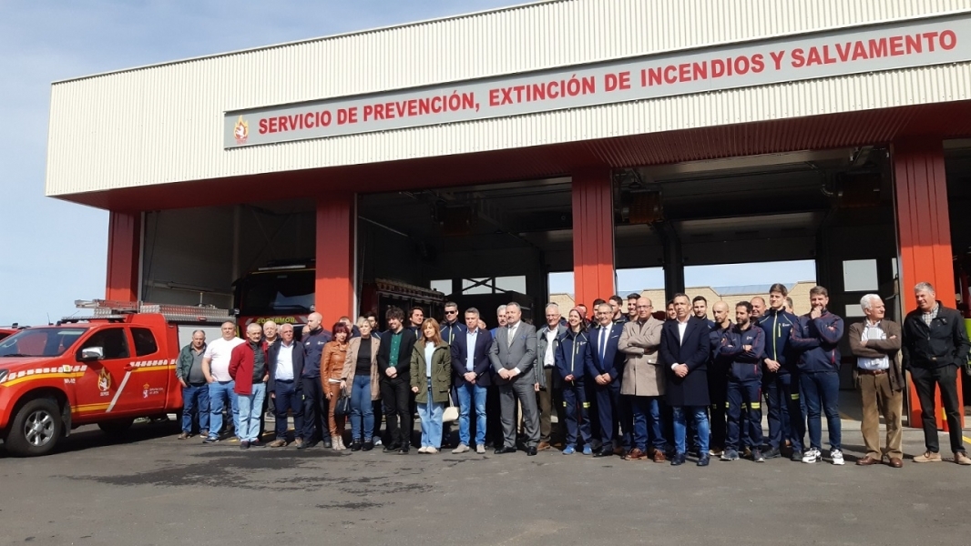 El parque de bomberos de Valencia de Don Juan dará servicio a 78 localidades 