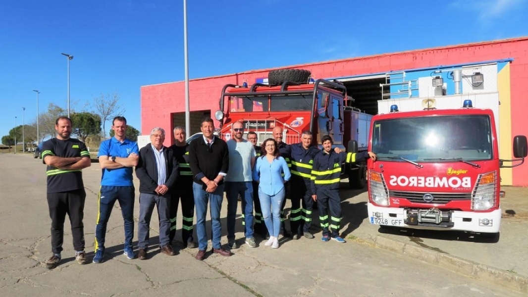 El CPEI de Badajoz cede una bomba urbana ligera a los bomberos de Monesterio