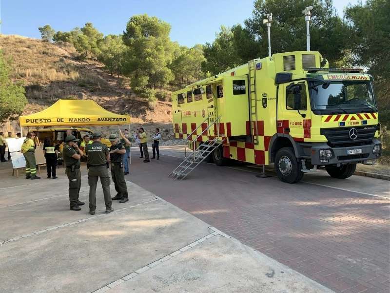 Los bomberos de Murcia renuevan su puesto de mando avanzado 