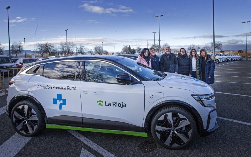 Atención Primaria de La Rioja incorpora 30 vehículos eléctricos de Renault