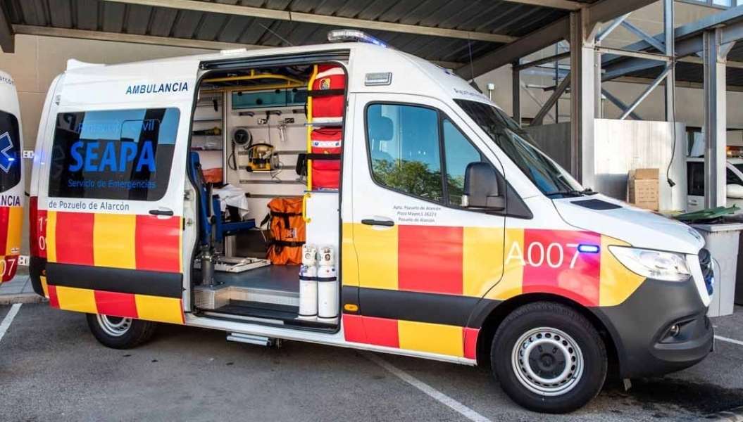 Nueva ambulancia Mercedes-Benz para el servicio de emergencias de Pozuelo