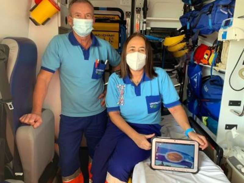 Las ambulancias del SUAP del Sur de Sevilla renuevan sus tablets 