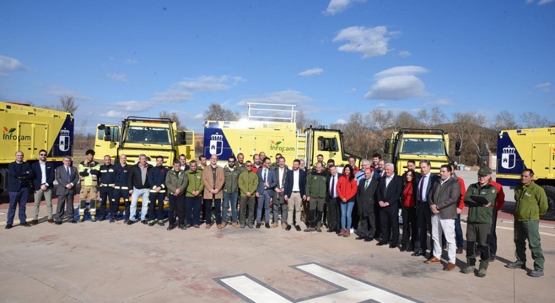 Castilla-La Mancha incorpora 40 Unimogs a la lucha contra incendios forestales