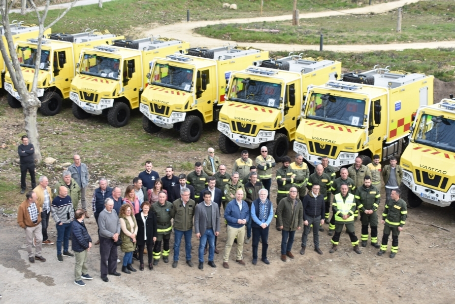 Galicia refuerza la lucha contra incendios forestales con 13 nuevas motobombas 