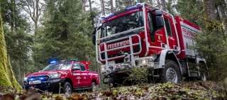 Nueve de los vehículos de extinción de incendios forestales son del modelo 9 VFA, mientras los ocho restantes son HLF2-WB.