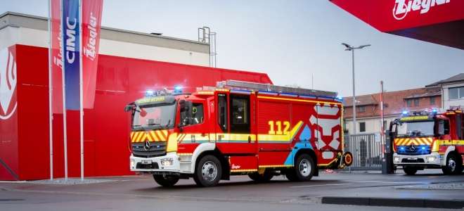 Ziegler entrega nueve autobombas Mercedes-Benz HLF 20 a Luxemburgo