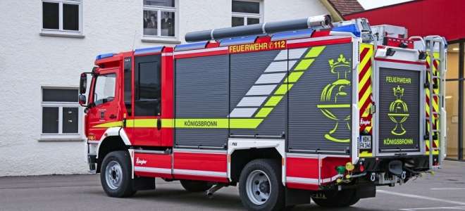 ZIEGLER entrega un HLF 20 a los bomberos voluntarios de Königsbronn