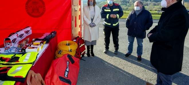 Cantabria dota de nuevo material a los bomberos para rescates en vías ferratas