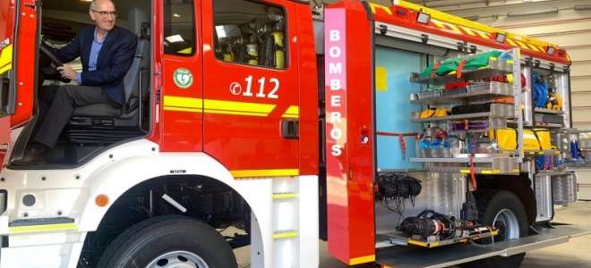 Los bomberos de Salamanca estrenan un camión de MAN 