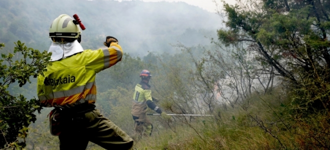 Bizkaia registra el menor número de incendios forestales en diez años