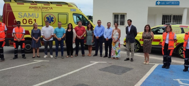 Nueva ambulancia para el SAMU 061 en Sant Josep