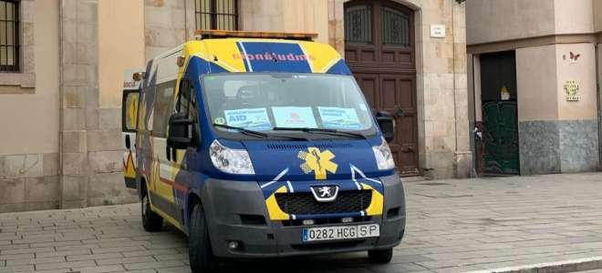 Lafuente, filial de Sagalés, dona una ambulancia a Cáritas para Ucrania 