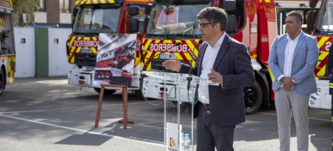  Los bomberos de la Diputación de Córdoba reciben 8 Bombas Urbanas Ligeras