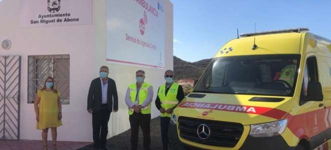 El SUC incorpora una nueva ambulancia Mercedes-Benz para el sur de Tenerife