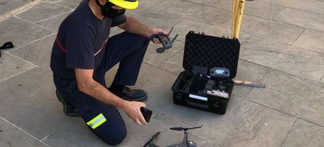 Bomberos de la Diputación de Teruel tendrán un grupo de pilotaje de drones