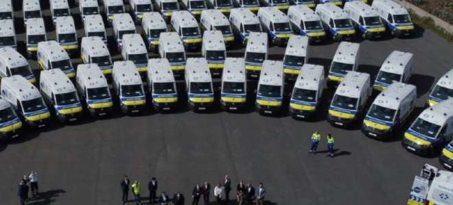 Eurogaza entrega 115 nuevas ambulancias en Canarias