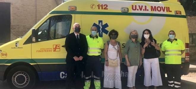 Ambulancias Finisterre dona una UVI móvil a la Universidad de Castilla-La Mancha
