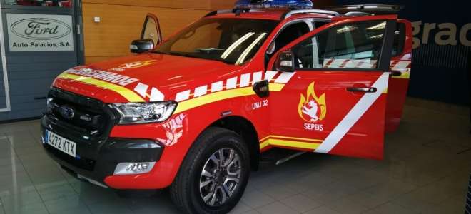 Nuevo VIR Ford para los bomberos de la Diputación de León