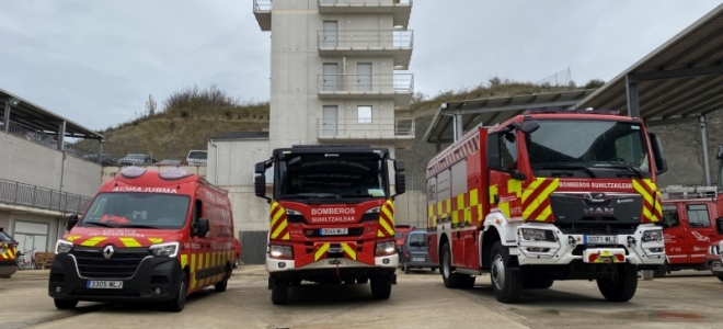 El Gobierno de Navarra mejora las prestaciones de su cuerpo de bomberos con la adquisición de nuevos vehículos