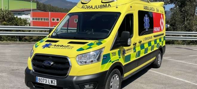Ambulancias Maiz incorpora una nueva Ford Transit Hybrid 