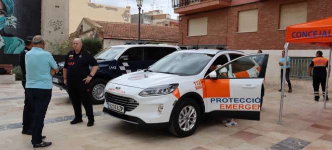 Protección Civil de Mazarrón recibe un nuevo vehículo híbrido
