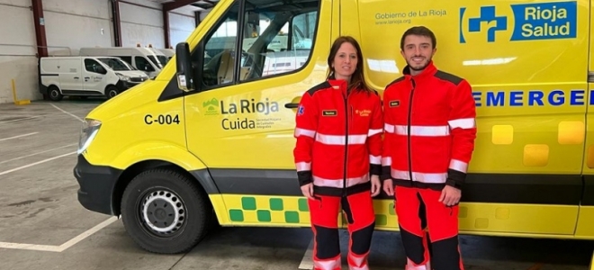 La Rioja Cuida dota de nuevo vestuario al personal del transporte sanitario 