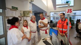 SOS Navarra 112 atiende casi 11.000 llamadas en los primeros días de San Fermín