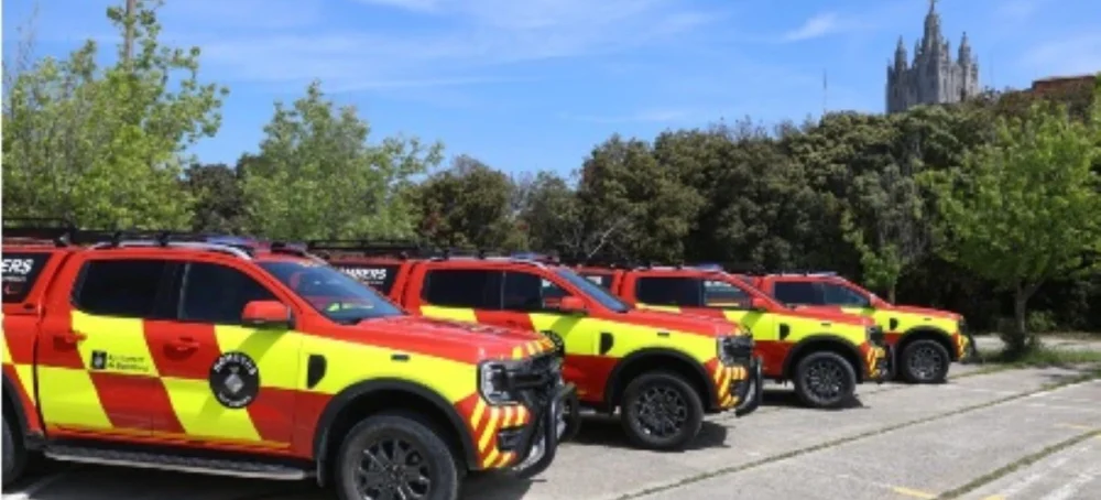 Nuevos vehículos forestales para los Bomberos de Barcelona