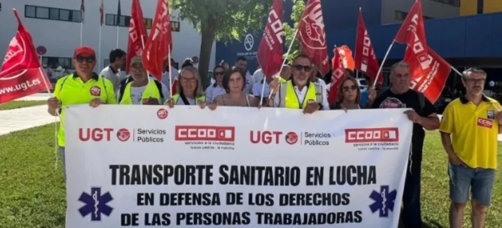 El transporte sanitario castellanomanchego, a un paso de la huelga indefinida