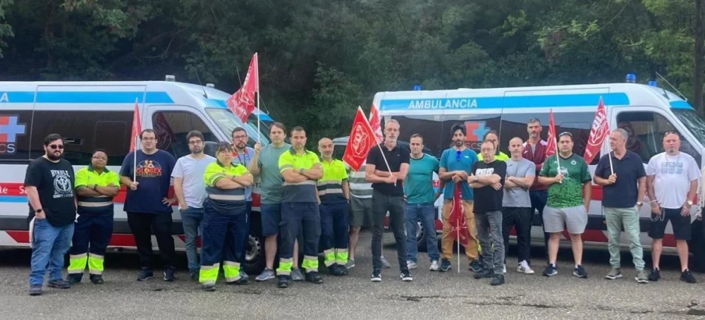 Ambulancias DIAVIDA: los sindicatos denuncian la vulneración al derecho de huelga en Cantabria