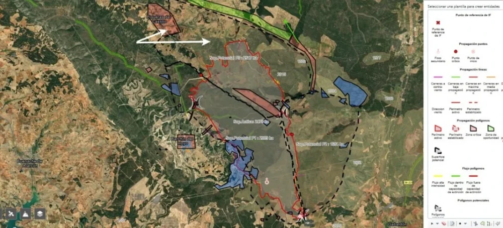 Castilla La Mancha recurre a la tecnología geoespacial para luchar contra el fuego